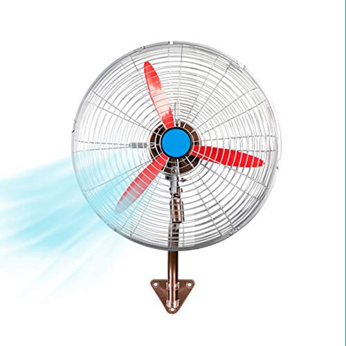 HLILY Ventilatore da Parete,Ventilatore A Parete Industriale Oscillante/Inclinabile|3 velocità|Ventilatore Elettronici Ø 55/70/80 Cm per L'Estate in Casa/Ufficio/Garage,Silenzioso