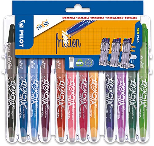 Pilot Fixion Ball 07 Set2Go Tintenroller, 12 Stück