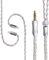 FEDAI 8 Core Silver Plated Copper Cable Upgrade Earphone Cable, 2PIN 0.78mm Replacement Cable for KZ ES4 ZST ZSN ZS3 ZSR CCA C10 AS10 ZS10 C16 V80 V90 CVJ CSA (3.5mm, 2 pin 0.78mm)