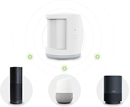 ZigBee Sensor de Movimiento PIR Sensor de Movimiento, Detector de Infrarrojos, App Tuya, Tamaño Super Compacto Blanco