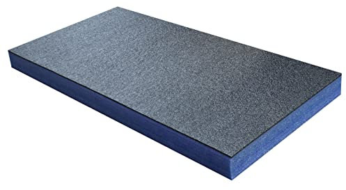Shadow Foam Medium Sheet 1000mm x 500mm (Blue, 70mm) | Cut & Peel Custom Foam Insert for Tool Box Organisation, Drawer Liners, Flight Cases, DIY Projects & Professional Tool Storage Solutions
