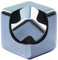 Fidget Spinner Decompress The Metal Cube Spin The Spinning Cube to Relieve Anxiety Help Improve Concentration (Mirror Silver)