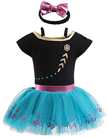 Lito Angels Deguisement Princesse avec Bandeau pour Bebe Filles Taille 9-12 mois