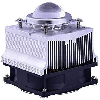 TOPXCDZ Kühlkörper aus Aluminium, 50 W, 100 W, 200 W, mit 44 mm Objektiv, 60 Grad, 90 Grad, 120 Grad, für 50 W, 100 W, 200 W LED-Chip (20–100 W Kühlkörper, 90–120 °)