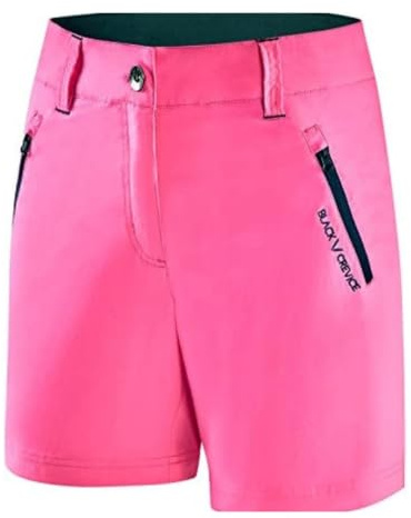 Black Crevice Damen Kurze Shorts I Trekkingshort Damen I Wandershorts Damen kurz I Damen Outdoor-Shorts I Trekking-Shorts Damen mit Gummibund im Rücken I strapazierfähig & atmungsaktiv