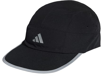 adidas Unisex Running Packable Heat.RDY X-City Cap, Black/Reflective Silver, M