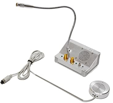 Dual-Wege-Zähler Intercom-Fenster Zwei-Wege-Walkie-Talkie-Bankschalter Krankenhausstation Küche Restaurant Lautsprecher für Store Office Hospital Bank