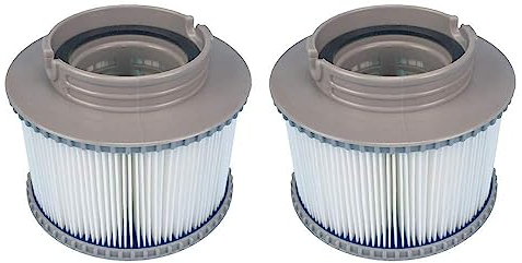 MYAYD Für Whirlpool Filter, 2 Stück Ersatz MSPA Filter für Aufblasbare MSPA-Pools FD2089,Poolfilter für heiße U-Boote und Spa,Verbesserte Version