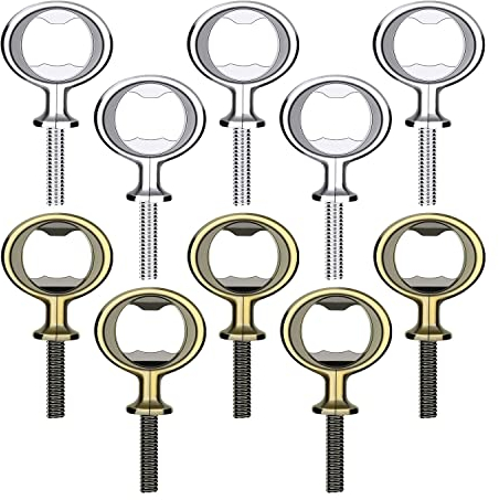 - Lote de 10 destapadores vacíos para manualidades, cerveza, abridor de de acero inoxidable, plano, abridor de , kit de abridor de cerveza mate