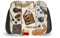 Head Case Designs Offizielle Harry Potter Hogwarts Muster Grafiken Vinyl Haut Gaming Aufkleber Abziehbild Abdeckung kompatibel mit Nintendo Switch Joy-Con Controller