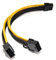 Bumdenuu 18 AWG 8 Pin A Dual 8 Pin (6 + 2) GPU Netzteil für K80 M40 M60 P40 P100, 20 cm