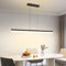 Mikeru 80cm Dimmbare Hängende Pendelleuchte, LED Lineare Pendelleuchten 10%-100% Kücheninsel Licht Mit Memory-Funktion 3000k-6500k Moderne Zeitgenössische Esstischlampe für Konferenzsaal