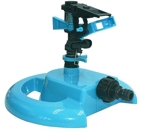 Aspersor de césped móvil automático de 360 grados, cabezal de pulverización giratorio de jardín, riego para jardín, invernadero, aspersor de césped, cabezal de pulverización giratorio, sistema de