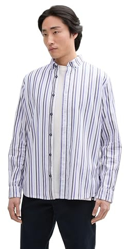TOM TAILOR Herren Regular Fit Hemd aus Baumwolle
