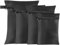 AYSYR 4 Stück Wetbag Schwarze,Wet Bag Geeignet für Reisen,Nasstasche zur Aufbewahrung,Wasserdichter Beutel Nicht Leicht Verschmutzbar,Wäschesack Reise (22 * 35,25 * 38,28 * 40,20 * 30cm)