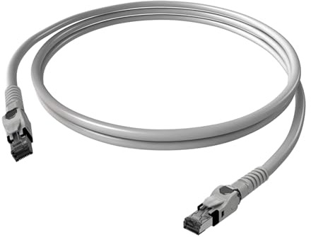 EasyLan VarioBoot Patchkabel Kat.6A, S/FTP, grau, 1 m