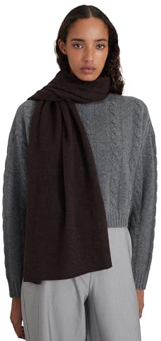 Style & Republic Damen Kaschmir Schal aus 100% Cashmere - dein kuscheliger Premium Schal für stilvolle Herbst- & Winter-Momente - Coffee