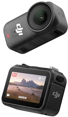 DJI Osmo Nano Bicycle Bundle (64GB) - 4K/60fps Mini Action Cam with 1/1.3 Inch Sensor, 143° Wide Angle, 200 Min Recording Time, POV Camera for Cycling, Includes Chest Strap, Handlebar Mount & Tripod