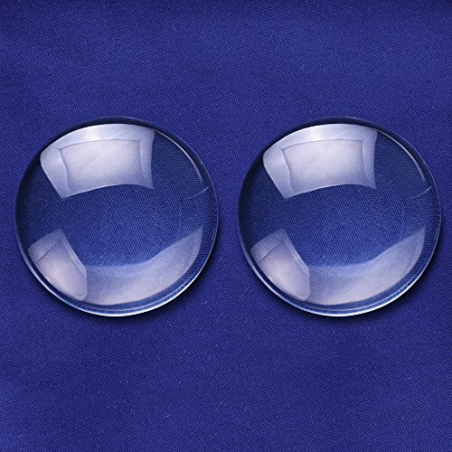 Rosebeading 45MM Round Flat Back clear Crystal glass Cabochon, cabochon,glass title,sold as 10pcs/lot