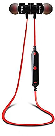 MASUNN Ipipoo Il93Bl Wireless Bluetooth 4,2 Sport Écouteurs Oreillettes Stéréo Casque avec Mic Mains Libres - Rouge