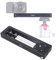 iShoot Macro Focusing Rail Slider for Camera MILC, Tripod Ballhead and Phone, Portable Damping Video Stabilizer Track Mini Precision Focus Close-up Shooting Clamp Plate for Macro Photography and Video