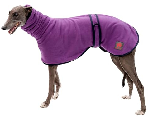 Firefoot Windhund-Fleece-Hundepullover, Violett, M, L