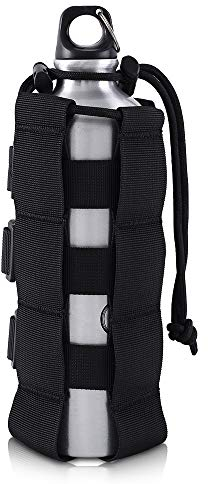 Molle Flaschenhalter mit Kordelzug,0.5L-2.5L Wasserflasche Beutel