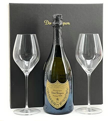 Dom Perignon Vintage 2008 Brut Geschenkset mit 2 Gläsern (1x 0,75l 12,5% Vol)