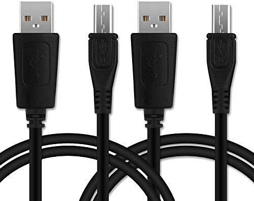 CELLONIC 2x Cavo USB del tipo Micro-USB langer Stecker compatibile con Oukitel WP13, WP12 Pro, WP8 Pro, WP6, K10000, K10000 Pro, K3 1A cavetto per telefono smartphone 1m in PVC nero per cellulare
