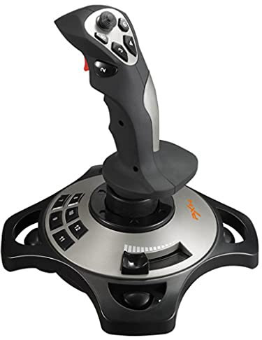 LEXIANG 1 Joystick de Vuelo PXN-2113 Tiene 12 Botones programables y función de vibración Adecuada para PC con Sistema Windows XP / 7/8/10