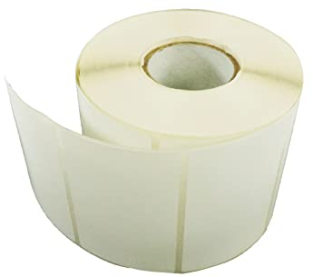Netuno 1 Rolle Thermo-Etiketten selbstklebend 80 x 50 mm 1000 Stück Klebeetiketten Thermotransfer Universaletiketten zum Bedrucken in Thermodruckern Barcodeetiketten auf Rolle für Logistik 8 x 5 cm
