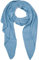 styleBREAKER Damen weicher unifarbener Web Schal in asymmetrischer Form, Winter, Stola 01017118, Farbe:Hellblau