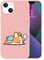 MAYCARI Sleepping Dog Case for iPhone XR, Cute Cartoon Dog Full Protective Liquid Silicone Soft TPU Rubber Protective Phone Cover with Soft Microfiber Lining for iPhone XR(Men&Women)
