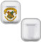 Head Case Designs Offizielle Harry Potter Hogwarts Wappen Und Schilde Durchsichtig Harte Kristall Handyhülle Hülle Huelle kompatibel mit Apple AirPods 1 1st Gen / 2 2nd Gen Charging Case