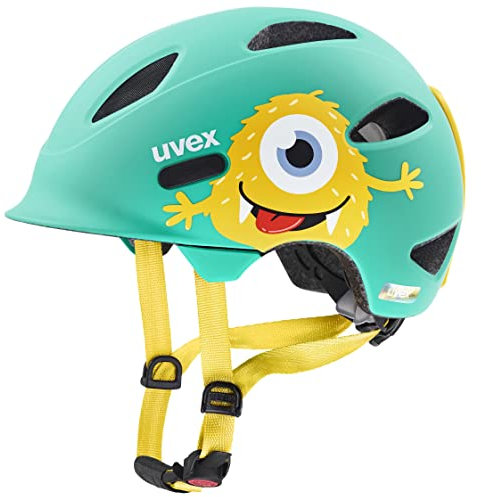 uvex OYO Style - Leichter Kinder-Helm für Kinder - intergierter Seitenschutz - individuelle Größenanpassung - Monster Lagoon matt - 45-50 cm