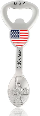 SVRVGV Magnetic Beer Bottle Opener Zinc Alloy Flat Bottle Opener, Stick to Refrigerator Novelty Bottle Opener, for Kitchen Fridge and RV Gift for Men Husband Father