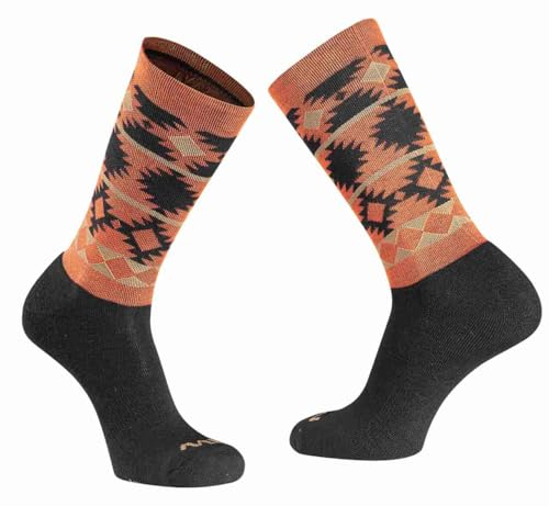 Northwave Core Winter Fahrrad Socken orange/schwarz 2024: Größe: M (40-43)