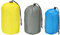 PATIKIL Stuff Sack, 3 Pack Assorted S/M/L Waterproof Outdoor Storage Sack Portable Drawstring Dust Flap Bag for Camping, Sky Blue, Gray, Yellow