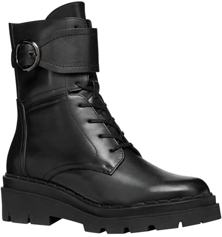 Geox D Felleny I, Stivale alla Caviglia Donna, Nero, 38 EU