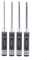 Lot de 4 tournevis cruciformes 3/4/5/6 mm pour voiture, bateau, quadricoptère, hélicoptère, multirotors (noir)