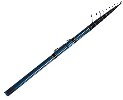 TBSZCM Teleskop-Bolo-Angelrute, 4/4,5/5/6 m, hoher Kohlenstoffgehalt, für Forellen, Reisen, leichte Spinnrute, Bolognese, 10–30 g (Größe: 4,5 m) (4 m) () Run Forward