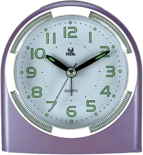 RuanHongYi Alarm Clock,Analogue Quartz Radio Controlled,Radio Controlled Alarm Clock,with Snooze Function and Luminous Hands
