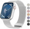 Wanme Compatibles con Correa Apple Watch 41mm 40mm 38mm 45mm 44mm 42mm 49mm Mujer Hombre, Pulseras de Repuesto para Reloj de Metal de Acero Inoxidable para iWatch Series SE Ultra 9 8 7 6 5 4 3 2 1