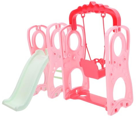 WHAMVOX Doll House Swing Set Miniature Slide Toy Dollhouse Accessories Unique and Lovely Design Material
