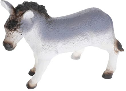 FELTECHELECTR Stehender Esel Modell Als Bauernhoftierfigur Eselfigur Für Kognitives Esel Spielzeug Ornament Aus Sicheren Materialien