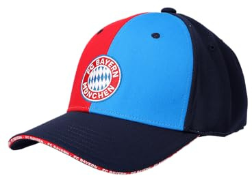 FC Bayern München I Baseballcap I Baseballkappe I Colourblock I Unisex I Blau-Schwarz