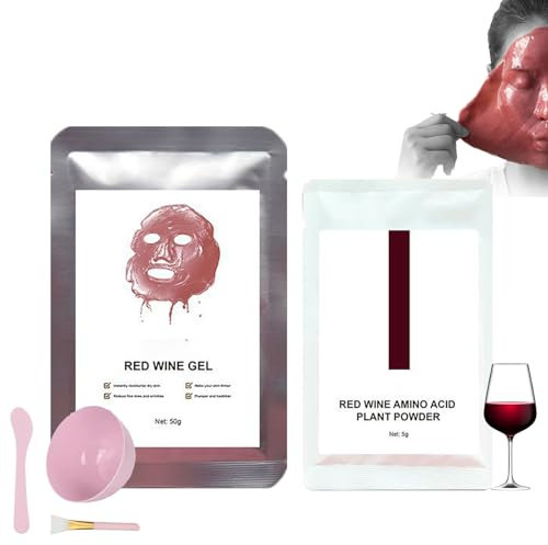 Mascarillas de Gel, Jelly Mask Hydro Faciales Hidratantes Mascarilla Suave Iluminadora de Hojas Mascarilla de Gelatina facial para Salón de belleza o tratamiento de cuidado de la piel DIY