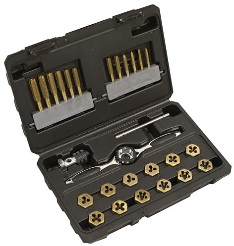 Sealey Premier SAE/Imperial AK3026IMP Lot de 26 tarauds hexagonaux revêtus de titane