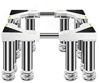 Base per lavatrice, base per asciugatrice, base antivibrazione, base silenziosa, vassoi per frigorifero, altezza 29-32 cm, vassoi per pavimento frigorifero, base del piedistallo per congelatore,