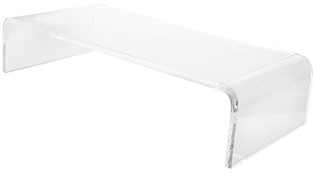 Yardenfun Acrylic Keyboard Cover and Anti-cat Protective Stand Storage Organizer 45x20x10cm Multi-functional Keyboard Shield for Cat Owners